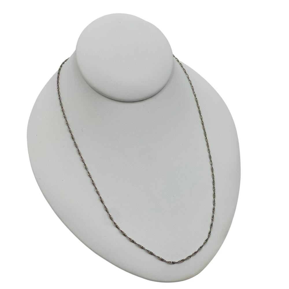 Sterling Silver Chain Necklace‎
